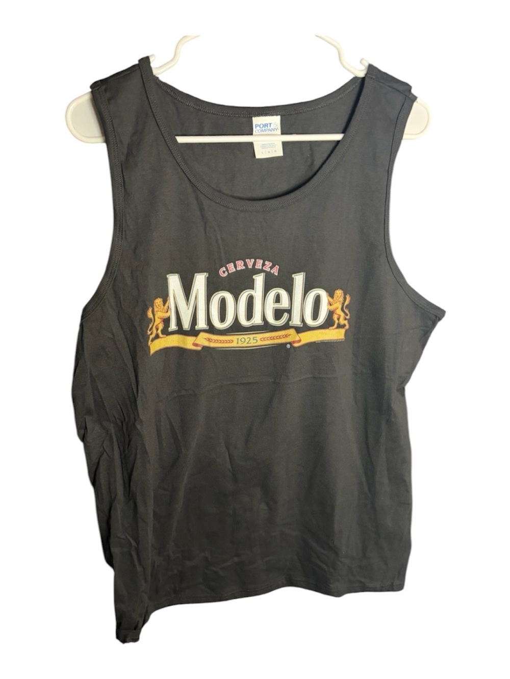 Modelo Logo Black Tank Top - Casual Women’s Tee